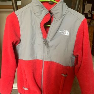 Girls size 10/12 The North Face fleece jacket